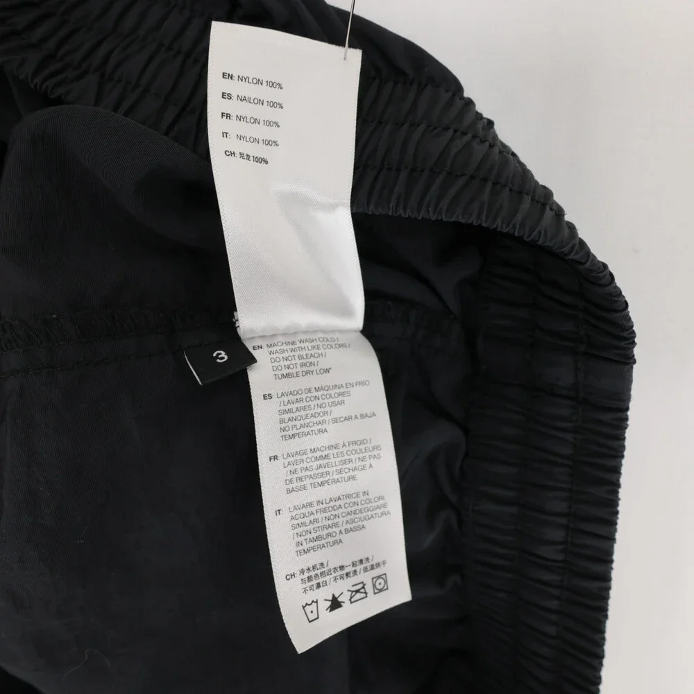 John Elliott Shorts Mens L (3) Black Nylon Drawstring Elastic Waist Casual